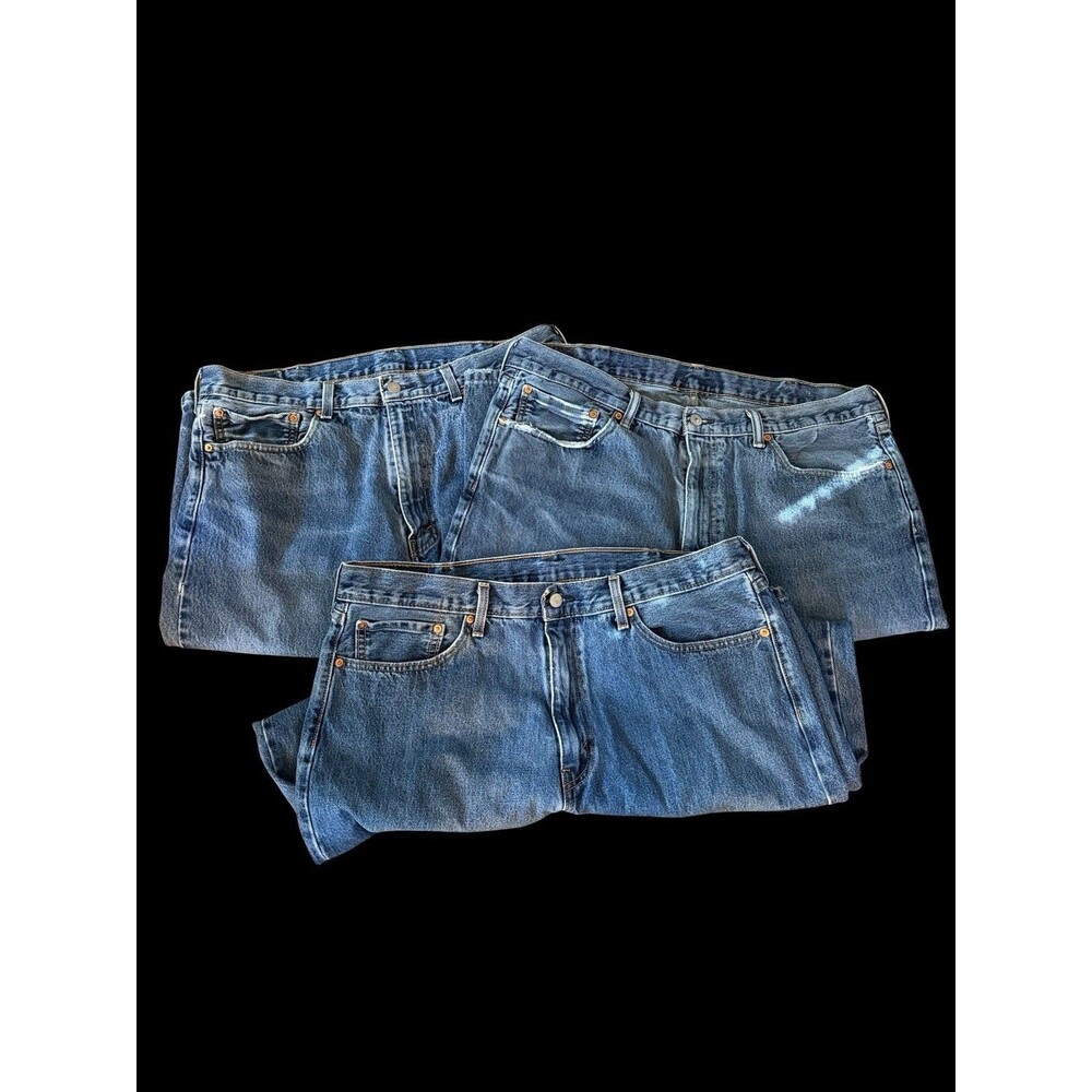 Vtg Levi's 505 Jeans Blue Men's Size 40x30 Lot of 3